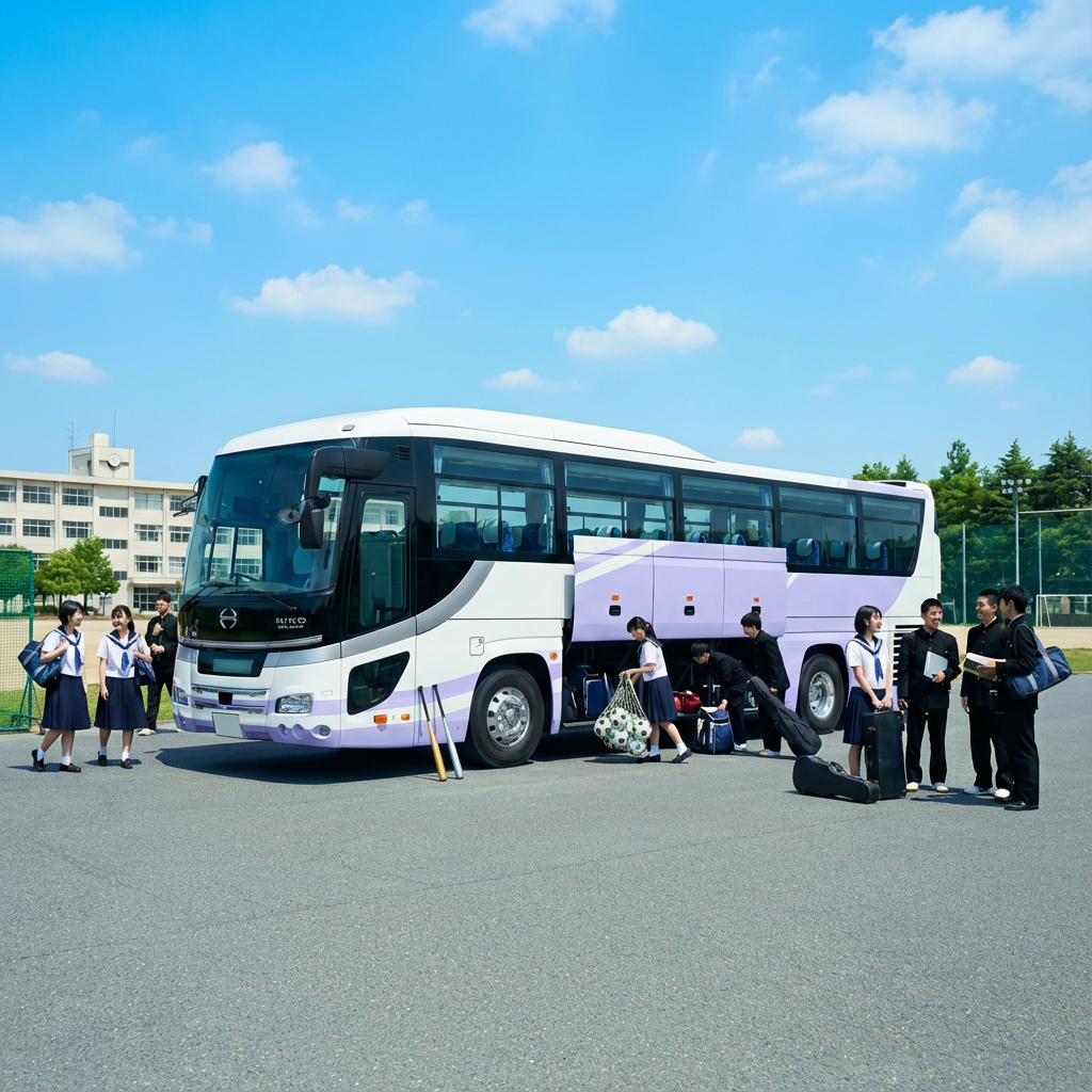 部活動送迎
